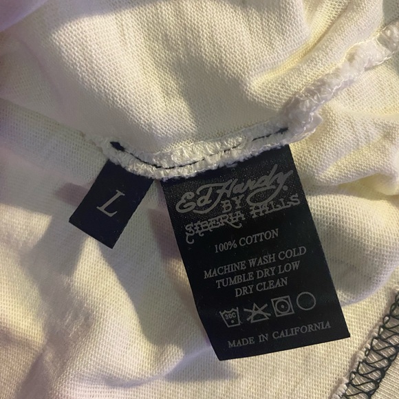 Ed Hardy X Siberia Hills Punks Not Dead Zombie Large Tee Shirt - Picture 6 of 7